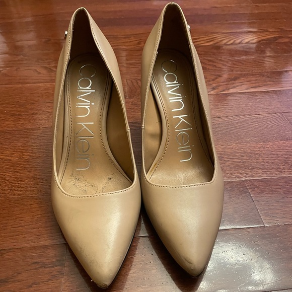 Calvin Klein Nude Heels - Picture 2 of 5